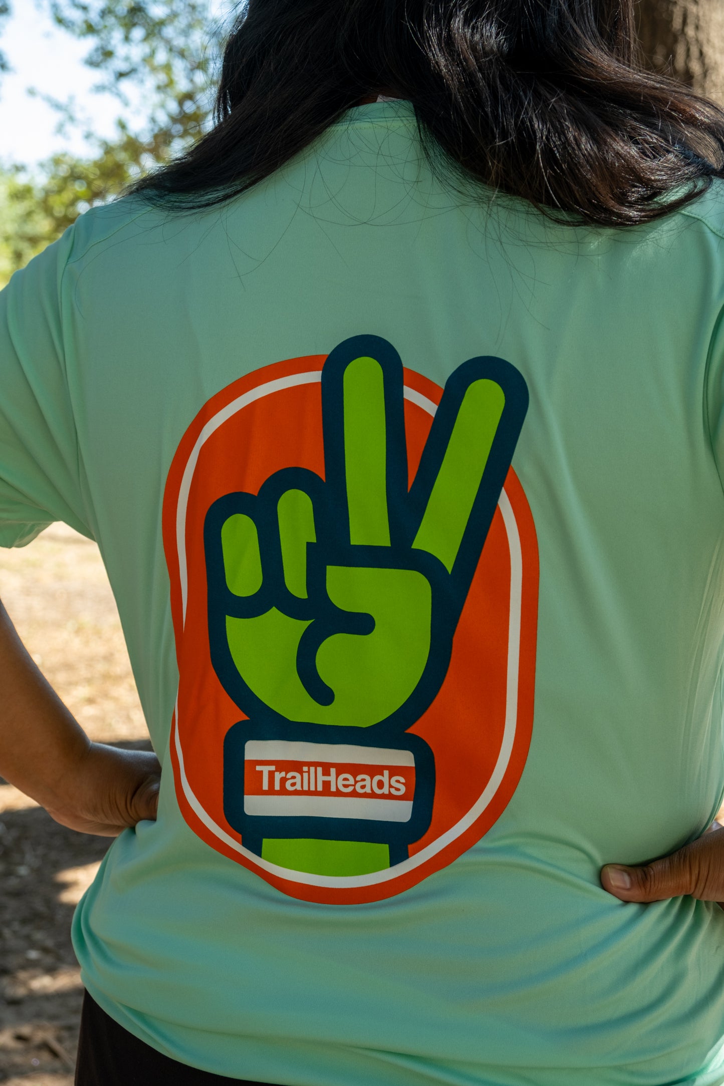 TrailHeads Light Green Dry Fit T-Shirt